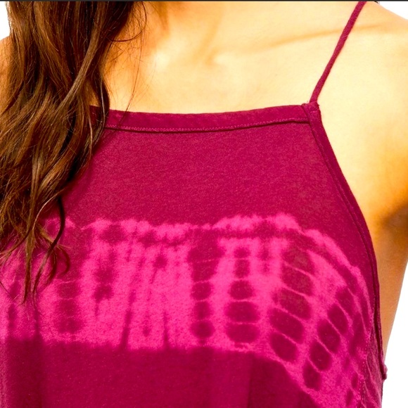 WOMENS We The Free People Women's Seashell Tie Dye Stripe Tunic Dress Size S - Picture 2 of 8